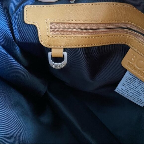 New BODHI laptop satchel messenger bag tan and brown - Picture 7 of 13